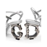 Dolce & Gabbana Gray Leather Sandal DO-8217668-EU37/US7