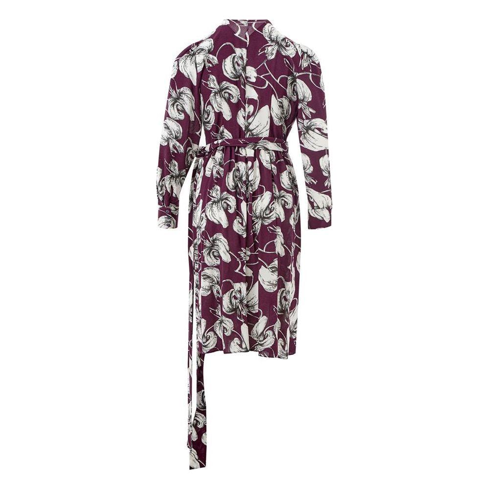 Lardini Elegant Purple Viscose Dress LA-1181663-IT40|S