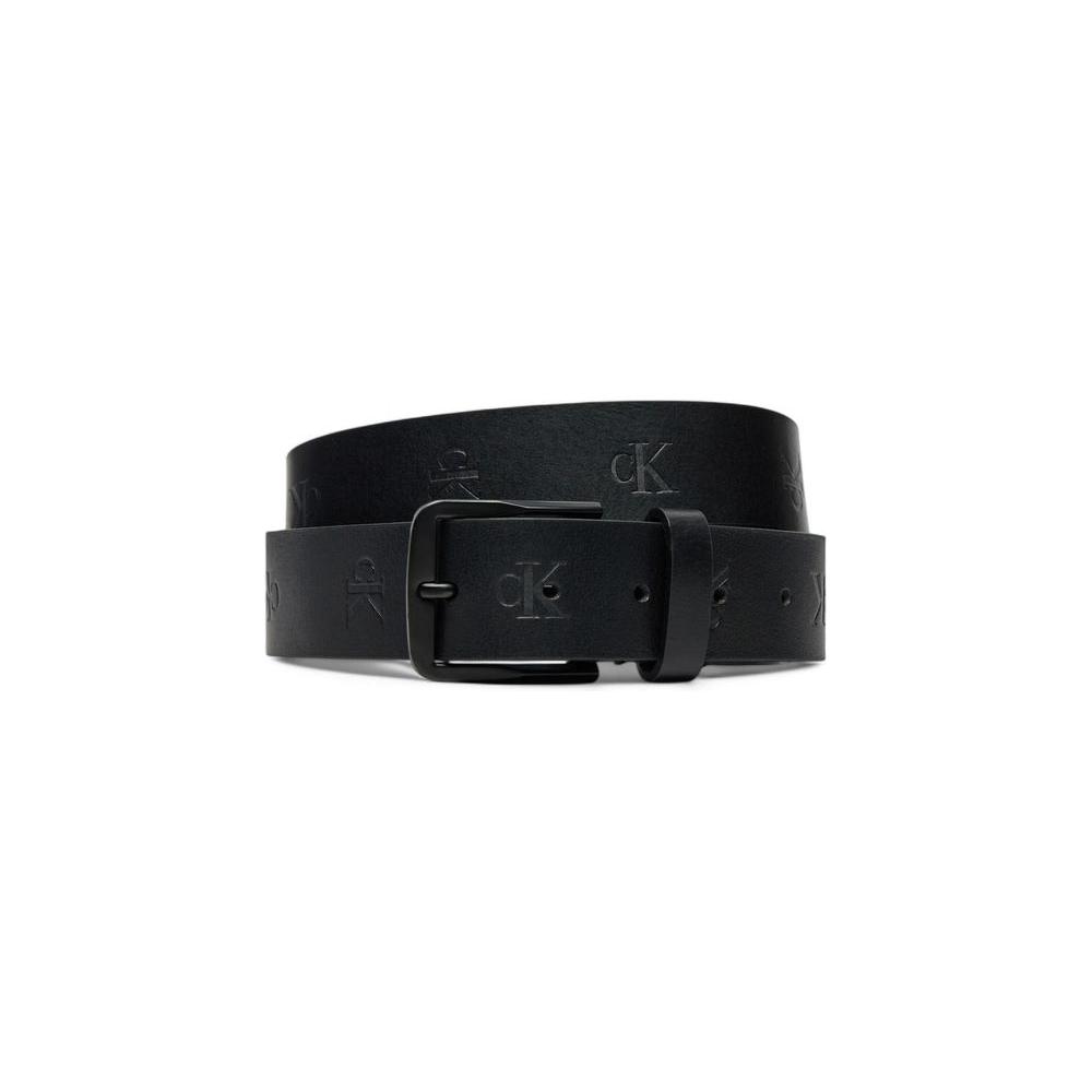 Calvin Klein Jeans Black Leather Belt Calvin Klein Jeans Black