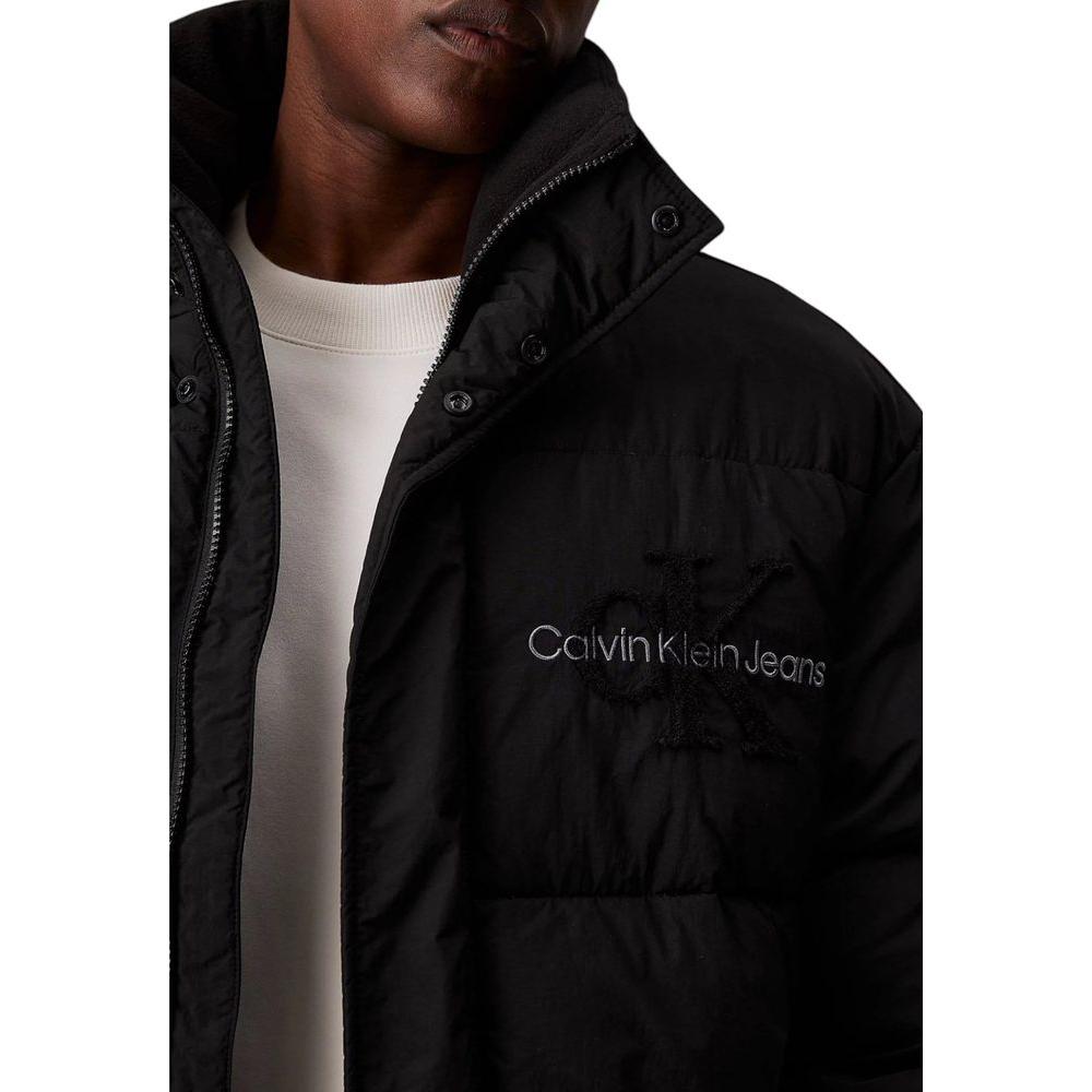 Calvin Klein Jeans Black Recycled Polyamide Jacket Calvin Klein Jeans Black
