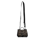 Dolce & Gabbana Brown Leopard Print Lacquard Nylon Sicily Tote Bag BAG4001
