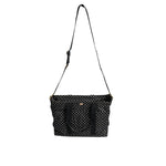 Dolce & Gabbana Black PolkaDot Nylon Shoulder Baby Tote Diaper Bag