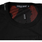 Dolce & Gabbana Multicolor Camouflage Crew Neck T-shirt TSH878501-44