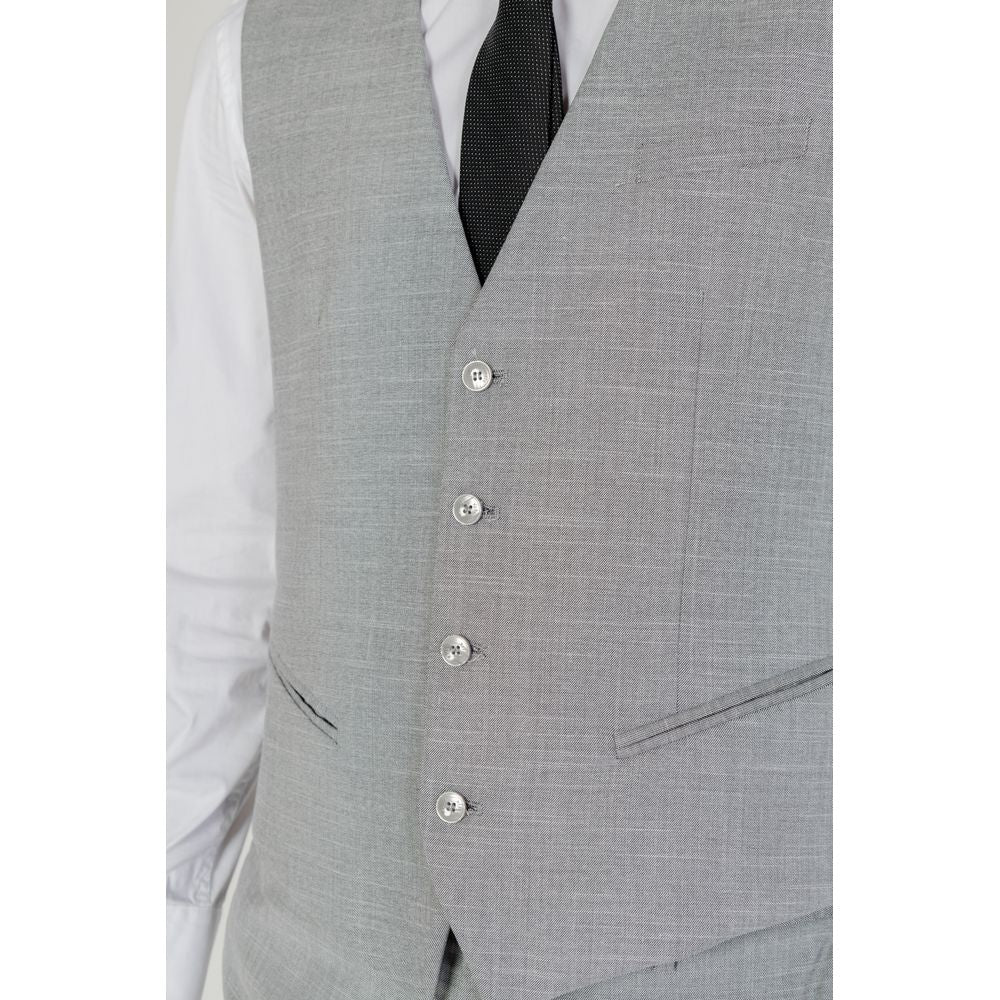 Antony Morato Gray Polyester Waistcoat AN-13372700136-IT54 | XXL