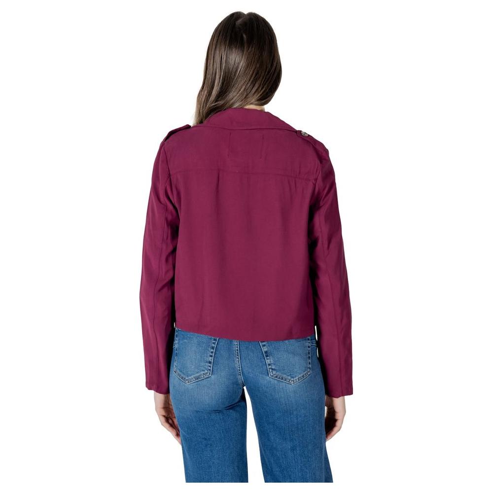 Street One Purple Viscose Jackets & Coat