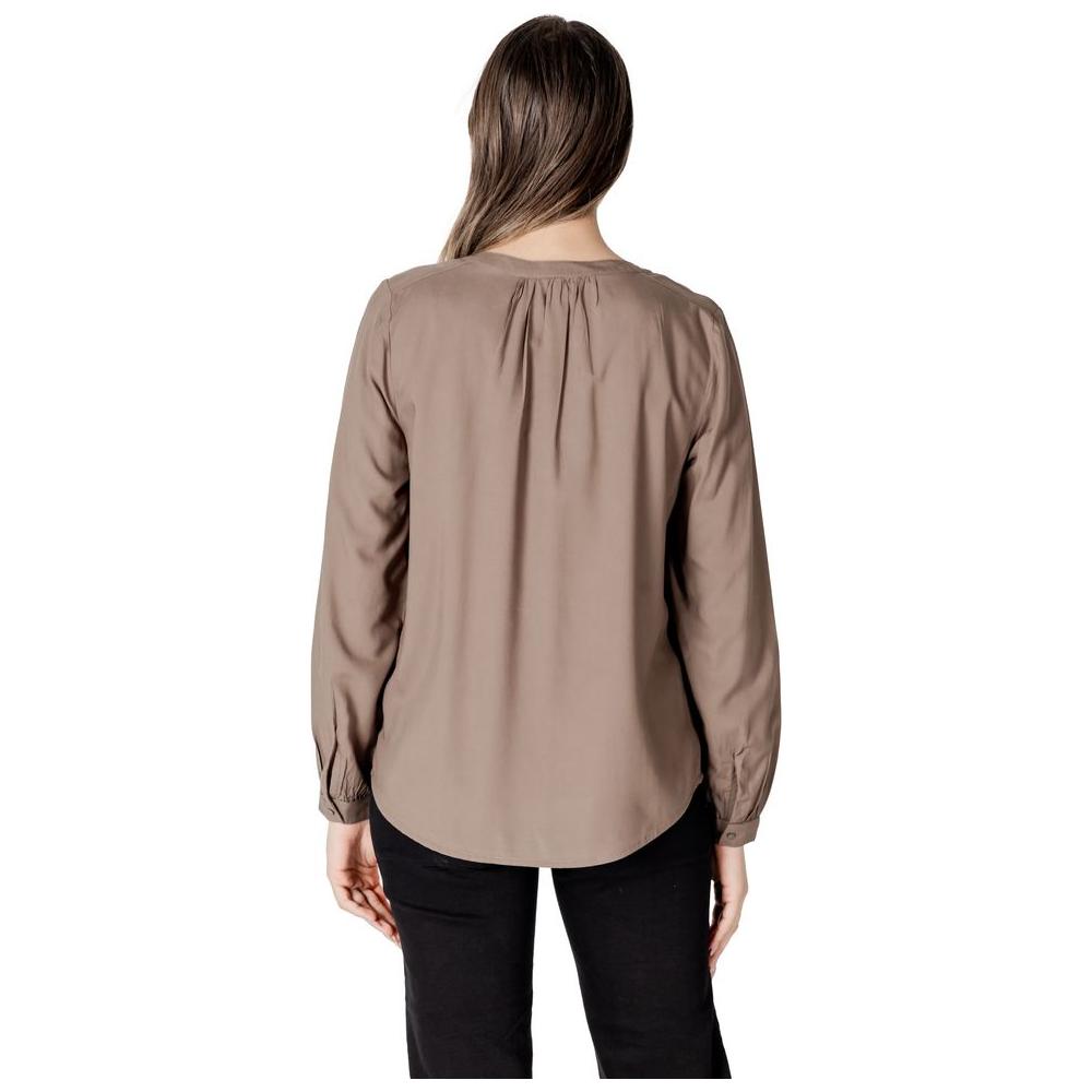 Street One Beige Viscose Shirt