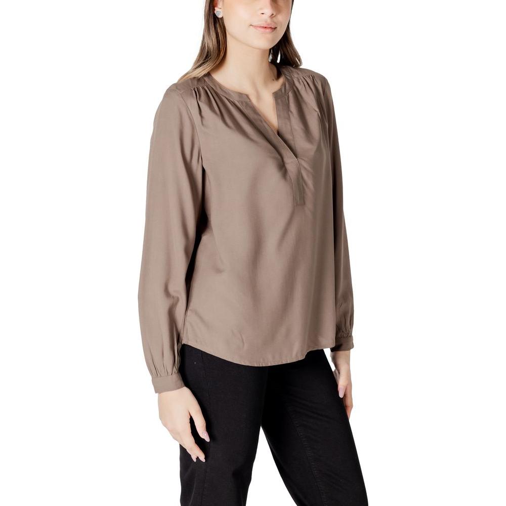 Street One Beige Viscose Shirt