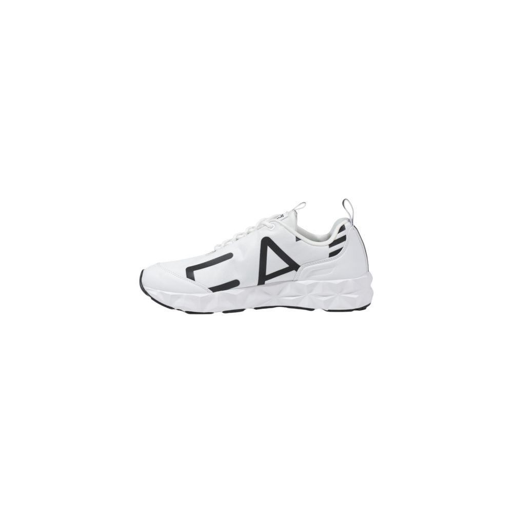 EA7 Emporio Armani Black And White Polyester Sneaker EA7 Emporio Armani Light Gray
