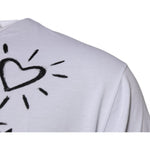 Dolce & Gabbana White Floral Print Cotton Crew Neck T-shirt TSH90022-48