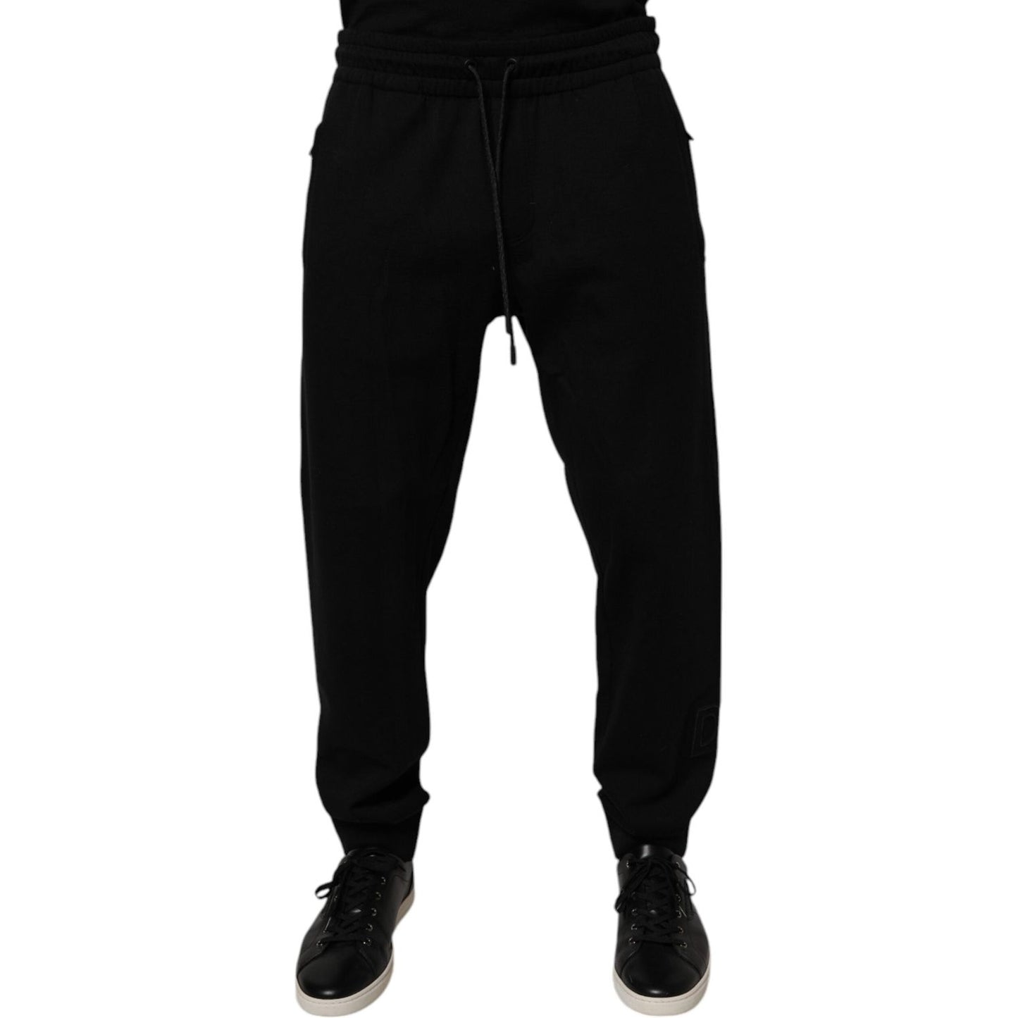 Dolce & Gabbana Black Cotton Jogger Jogging Pants PAN76015-52