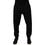 Dolce & Gabbana Black Cotton Jogger Jogging Pants PAN76015-52
