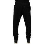Dolce & Gabbana Black Cotton Jogger Jogging Pants PAN76015-52