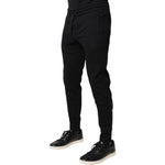 Dolce & Gabbana Black Cotton Jogger Jogging Pants PAN76018-46
