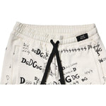 Dolce & Gabbana White Printed Cotton Jogger Sweatpants Pants PAN76026-46