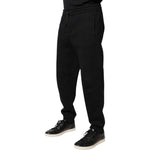 Dolce & Gabbana Black Logo Patch CottonJogger Sweatpants Pants PAN76034-48