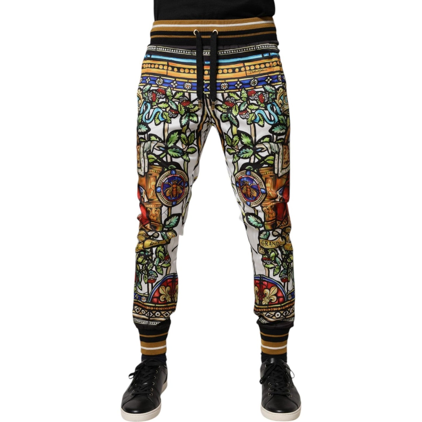 Dolce & Gabbana Multicolor NAPOLEON Jogger Sweatpants Pants PAN76039-44