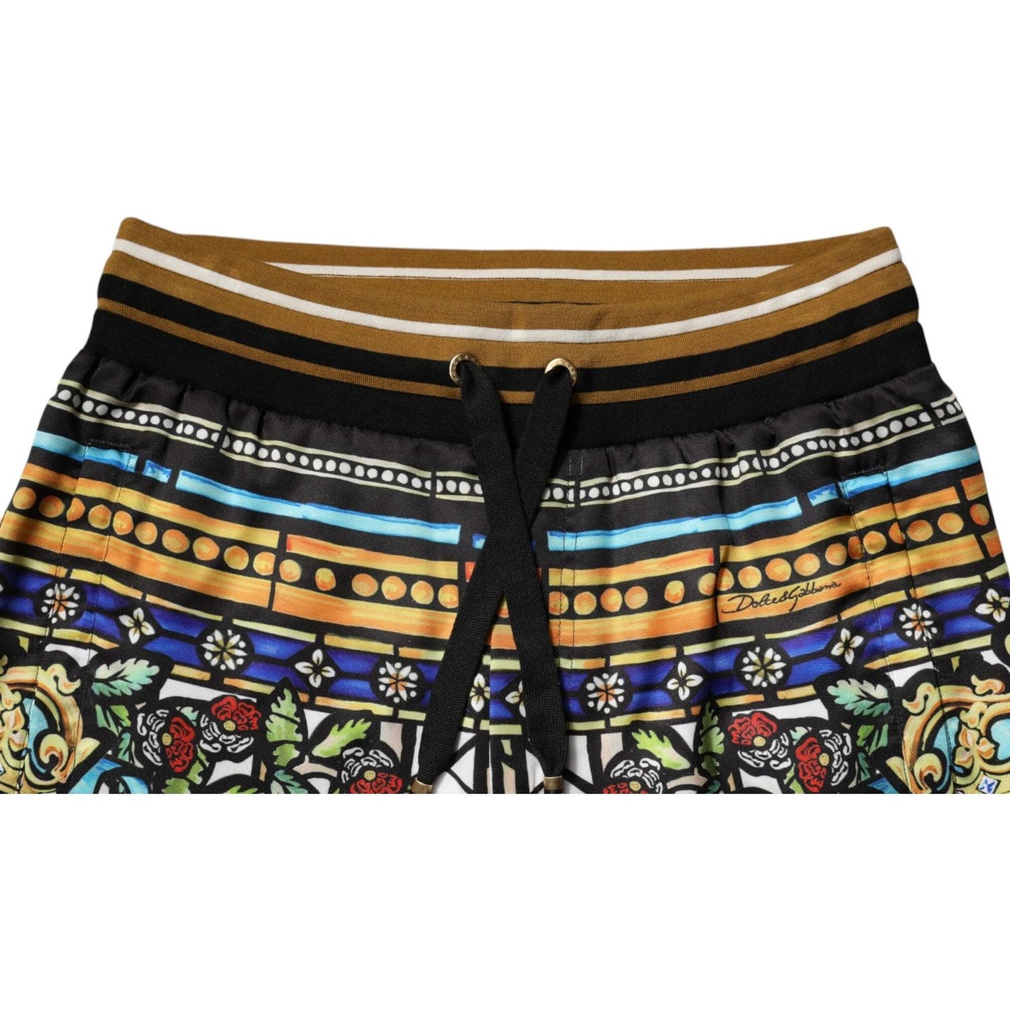 Dolce & Gabbana Multicolor NAPOLEON Jogger Sweatpants Pants PAN76039-44
