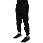 Dolce & Gabbana Black Cotton Men Jogger Sweatpants Pants PAN76064-52