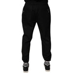 Dolce & Gabbana Black Cotton Men Jogger Sweatpants Pants PAN76064-52