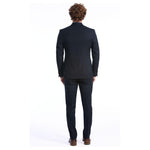 Baldinini Trend Blue Wool Suit BA-1033-IT52 | XL
