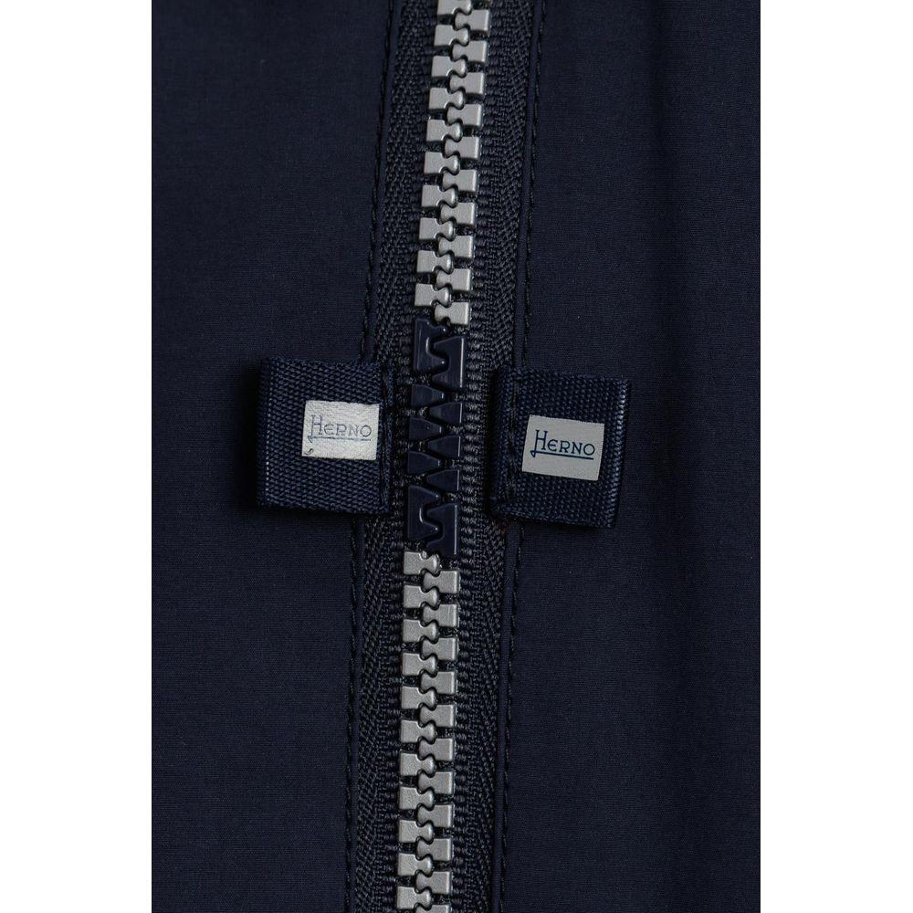 Herno Blue Nylon Jacket HE-14939-IT56 | 3XL
