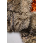 Dolce & Gabbana Brown Fur Shoulder Collar Neck Wrap Scarf MS7103