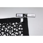 Dolce & Gabbana Black Floral Silk Square Wrap Shawl Scarf MS7194