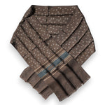 Dolce & Gabbana Brown Fantasy Silk Neck Wrap Shawl Scarf MS7303