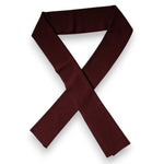 Dolce & Gabbana Maroon Cashmere Skinny Neck Wrap Scarf MS7426