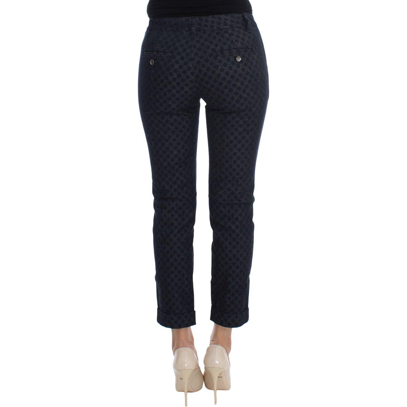 Dolce & Gabbana Polka Dotted Slim Capris Jeans SIG20019-2