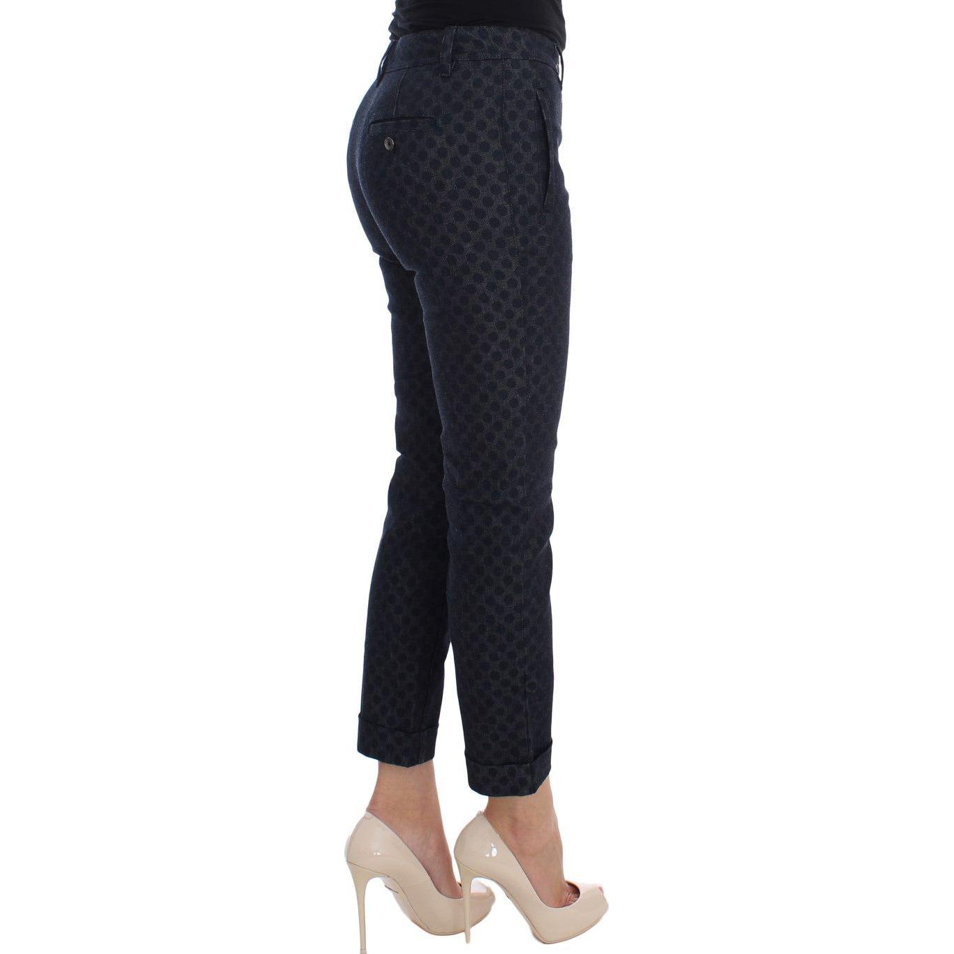 Dolce & Gabbana Polka Dotted Slim Capris Jeans SIG20019-2