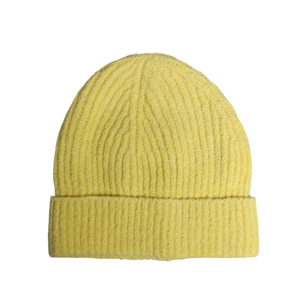 Dolce & Gabbana Yellow Cotton Knitted Winter Beanie Hat HAT9713