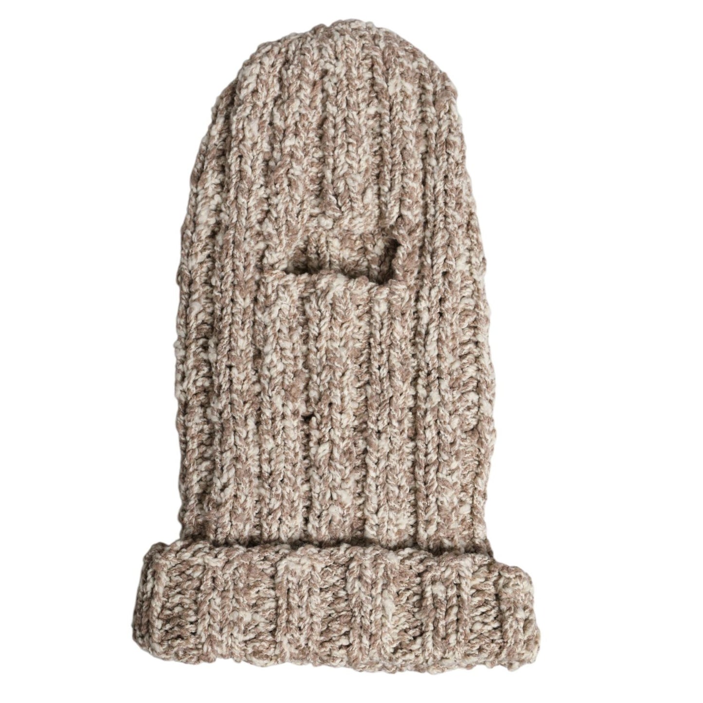 Dolce & Gabbana Beige Wool Knitted Ski Mask Balaclava Hat HAT9722