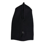 Dolce & Gabbana Black Wool Whole Head Wrap Balaclava Hat HAT9729