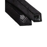 Dolce & Gabbana Black Circles Silk Adjustable Necktie Tie KRA3454