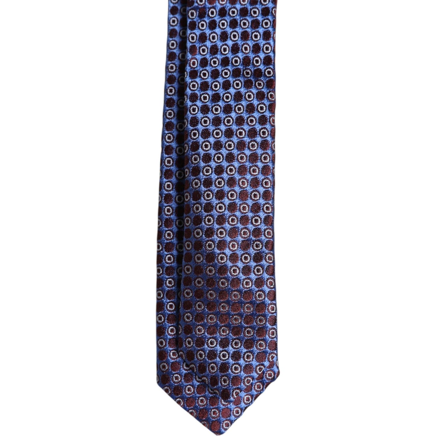 Dolce & Gabbana Multicolor Circles Silk Adjustable Necktie Tie KRA3476