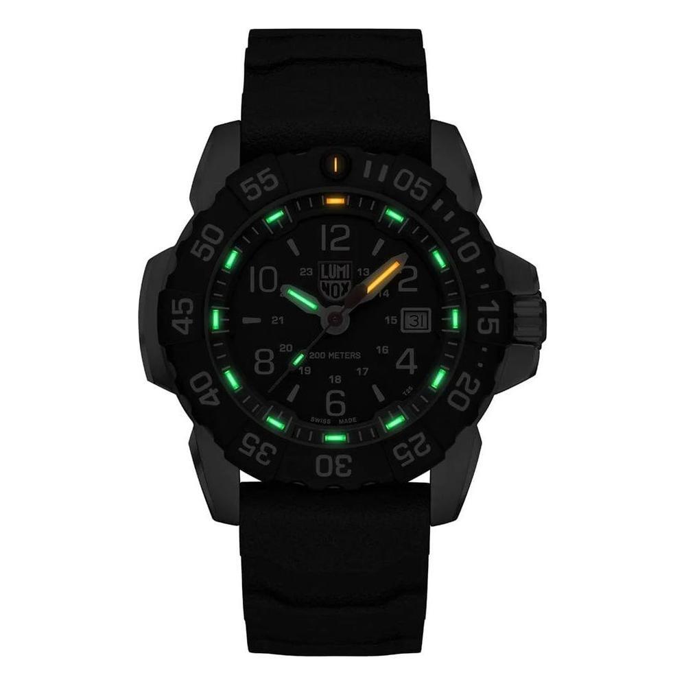 Luminox Black Rubber Watch