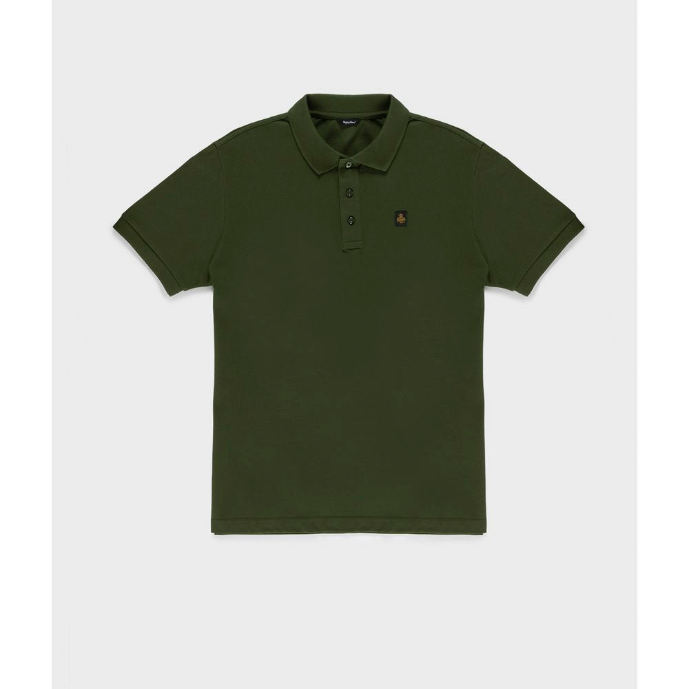 Refrigiwear Green Cotton Polo Shirt RE-14991-M
