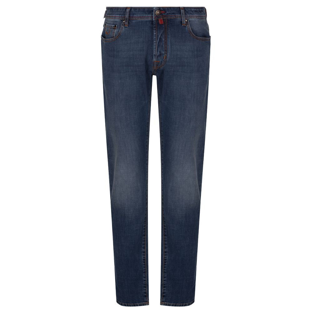 Jacob Cohen Blue Cotton Jeans & Pant JA-15050-IT40 | M