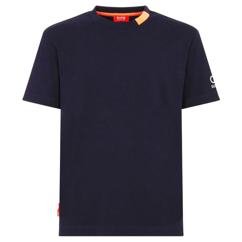 Suns Blue Cotton T-Shirt SU-15092-XL
