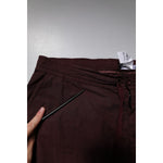 Dolce & Gabbana Maroon Cotton Cargo Jogger Sweatpants Pants PAN75208-52
