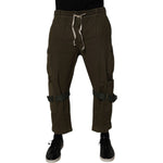 Dolce & Gabbana Brown Cotton Stretch Cargo Pants PAN75262-50