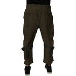 Dolce & Gabbana Brown Cotton Stretch Cargo Pants PAN75262-50