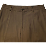 Dolce & Gabbana Brown Wool Straight Formal Dress Pants PAN75355-48
