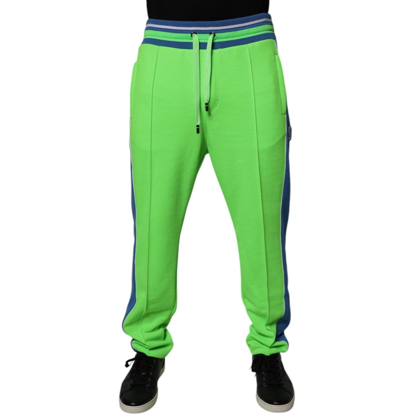 Dolce & Gabbana Green Blue Jogger Sweatpants Pants PAN75755-48
