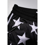 Dolce & Gabbana Black White Stars Jogger Men Sweatpants Pants PAN76010-46