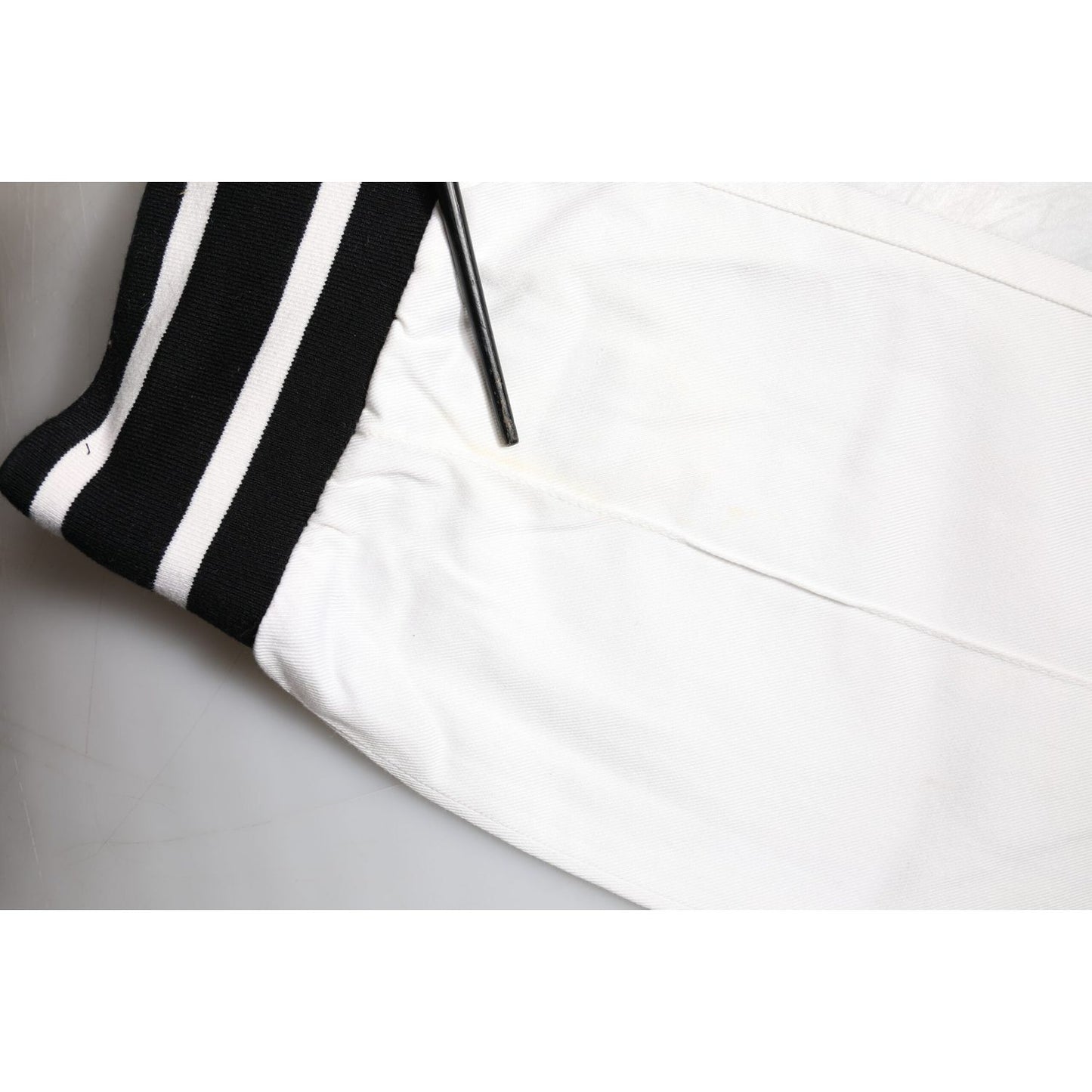 Dolce & Gabbana White Cotton Jogger Cargo Skinny Pants PAN76116-56