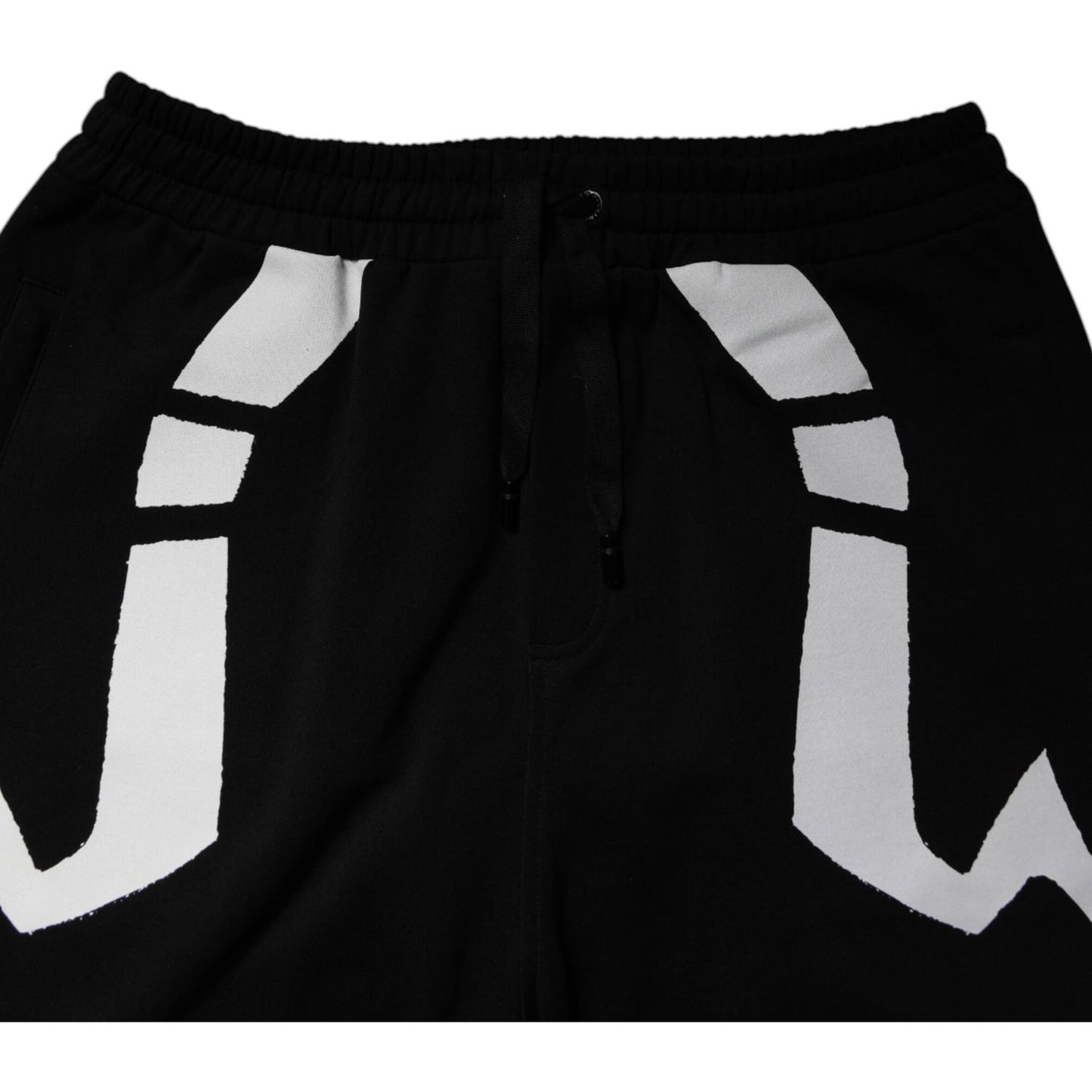 Dolce & Gabbana Black Logo Cotton Jogger Sweatpants Pants PAN76121-54