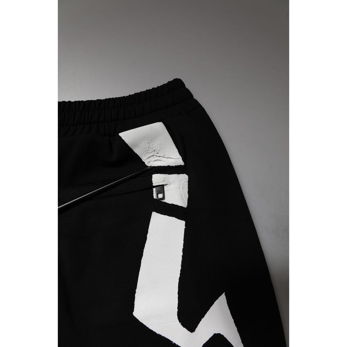 Dolce & Gabbana Black Logo Cotton Jogger Sweatpants Pants PAN76121-54