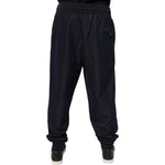 Dolce & Gabbana Black Jacquard Jogger Men Sweatpants Pants PAN76130-50